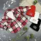 Сорочка дитяча в клітинку BEWARM red