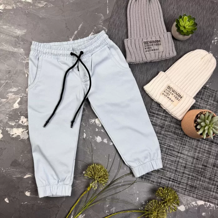 Штани дитячі джоггери Organic Cotton Blue