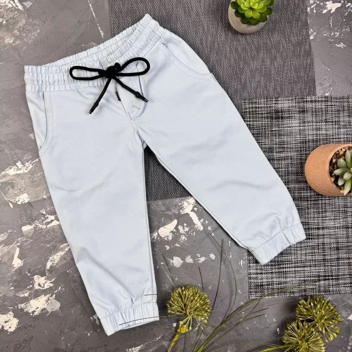 Штани дитячі джоггери Organic Cotton Blue