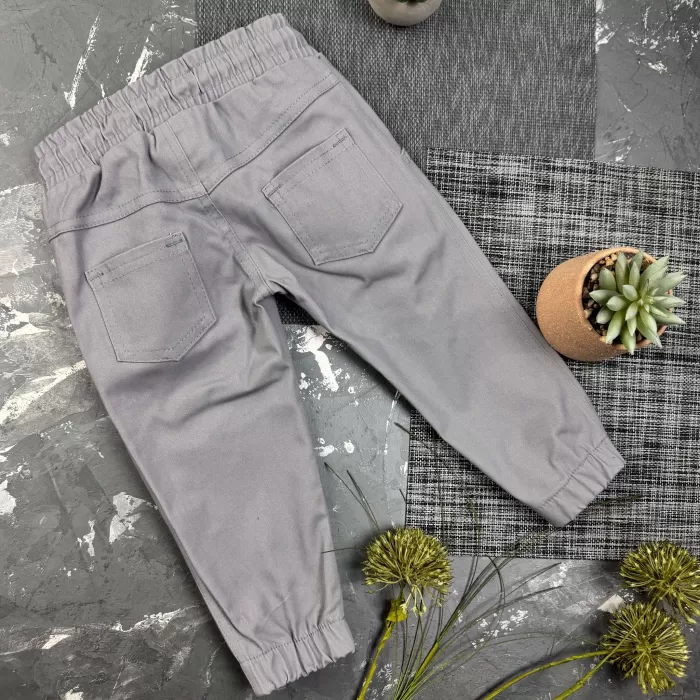 Штани дитячі джоггери Organic Cotton Gray