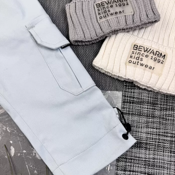 Штани дитячі карго Organic Cotton Blue