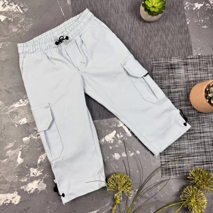 Штани дитячі карго Organic Cotton Blue