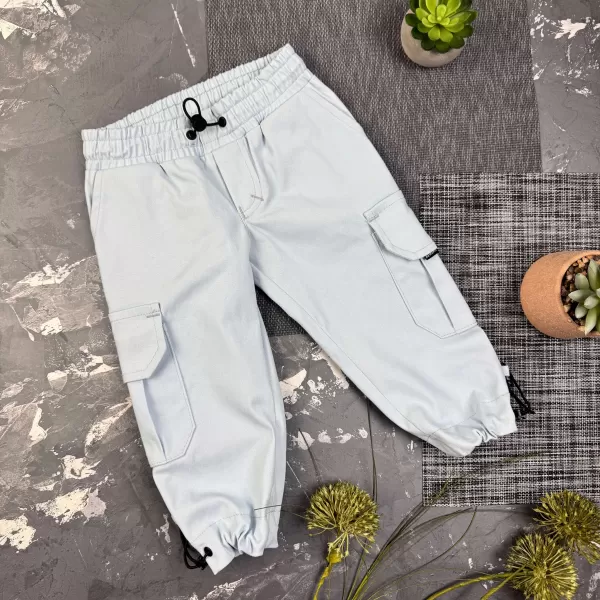 Штани дитячі карго Organic Cotton Blue