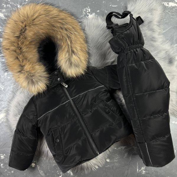Комбінезон BEWARM Umka Black Carbone дитячий зимовий роздільний