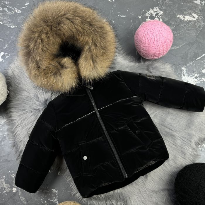 Комбінезон BEWARM Umka Black Velvet дитячий зимовий роздільний