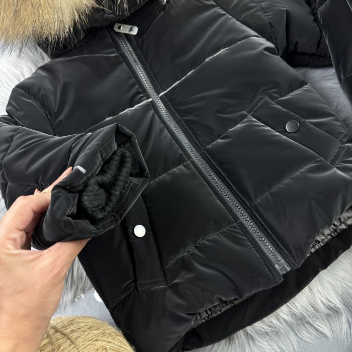 Комбінезон BEWARM Umka Black Velvet дитячий зимовий роздільний