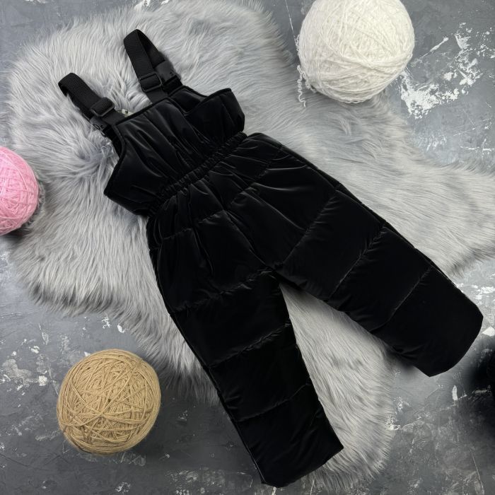 Комбінезон BEWARM Umka Black Velvet дитячий зимовий роздільний