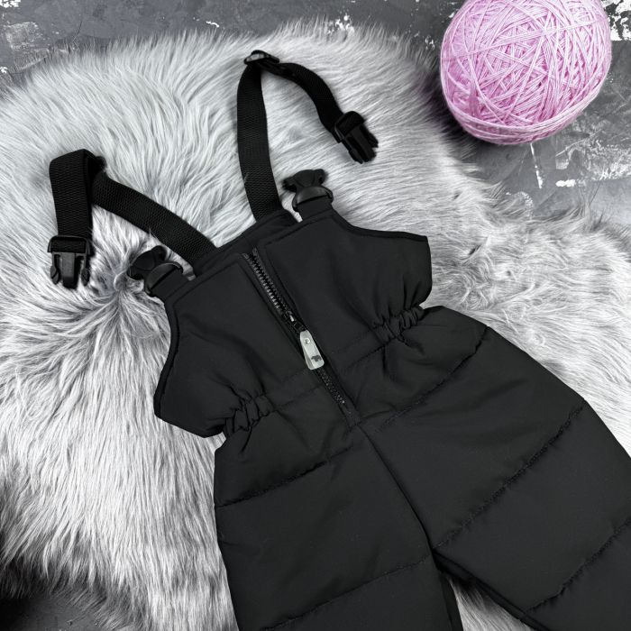 Комбінезон BEWARM Umka Black дитячий зимовий роздільний