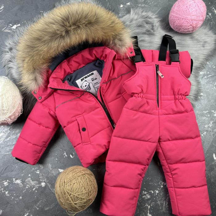 Комбінезон BEWARM Umka Pink дитячий зимовий роздільний