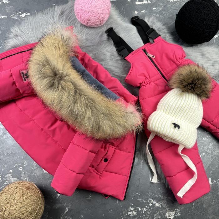 Комбінезон BEWARM Umka Pink дитячий зимовий роздільний
