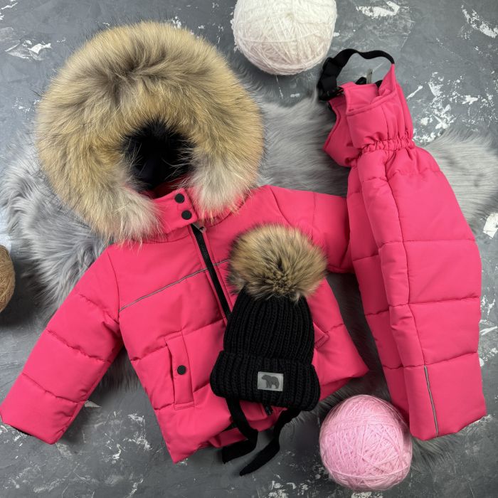 Комбінезон BEWARM Umka Pink дитячий зимовий роздільний