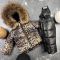Комбінезон BEWARM Umka Leopard-Black дитячий зимовий роздільний