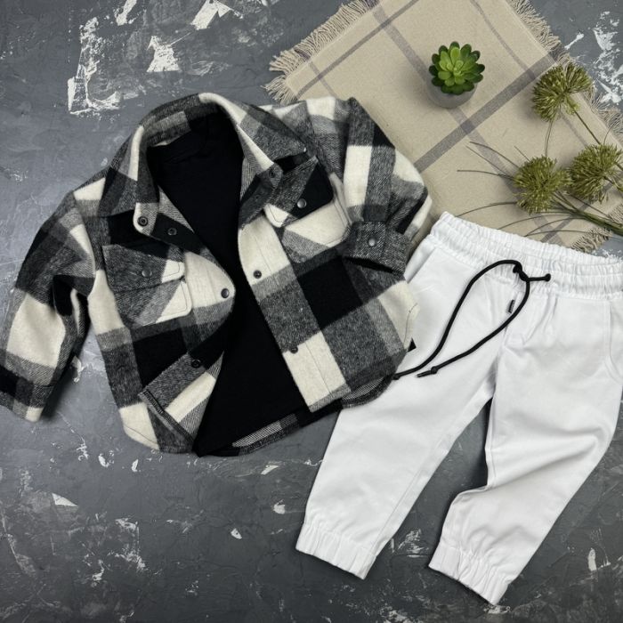 Комплект дитячий набір spring nature Black&White