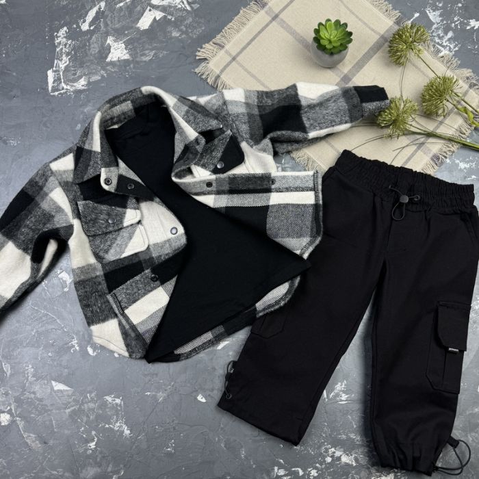 Комплект дитячий набір spring wind AllBlack