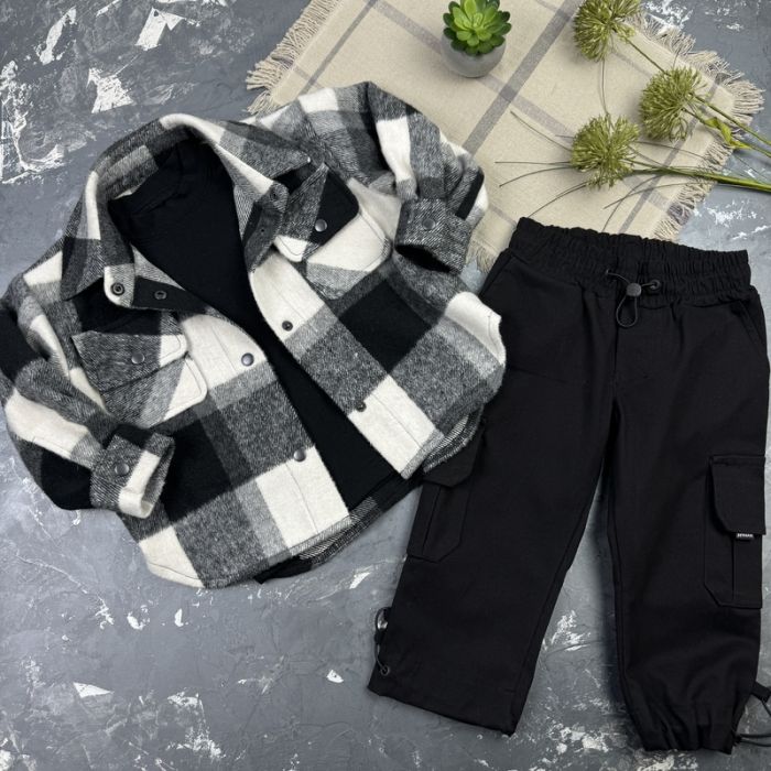 Комплект дитячий набір spring wind AllBlack