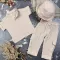 Костюм muslin cotton BEWARM дитячий штани + футболка + панамка Беж