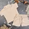 Комплект muslin cotton Beige BEWARM дитячий (штани,футболка,панамка,шорти,туніка)