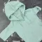 Мусліновий набір туніка + панама дитяча Muslin Cotton BEWARM Blue