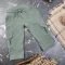 Комплект muslin cotton Khaki BEWARM дитячий (штани,футболка,панамка,шорти,туніка)