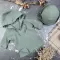 Комплект muslin cotton Khaki BEWARM дитячий (штани,футболка,панамка,шорти,туніка)