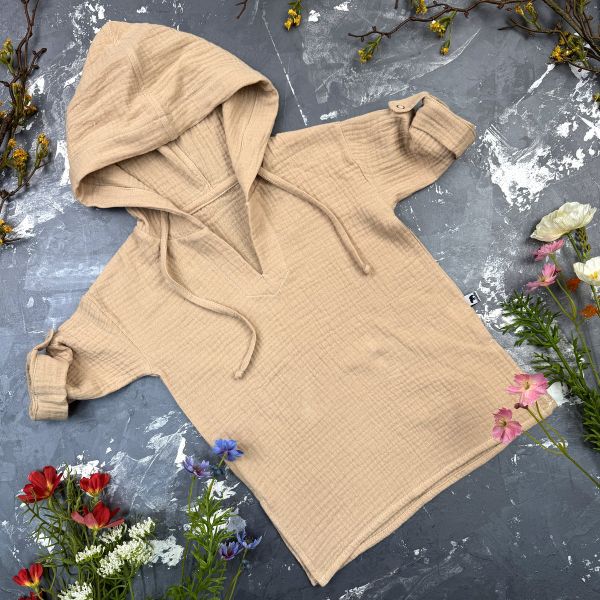 Муслінова Туніка дитяча Muslin Cotton BEWARM Sand