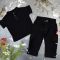 Костюм muslin cotton BEWARM дитячий штани + футболка Black