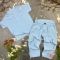 Костюм muslin cotton BEWARM дитячий штани + футболка Sky-blue