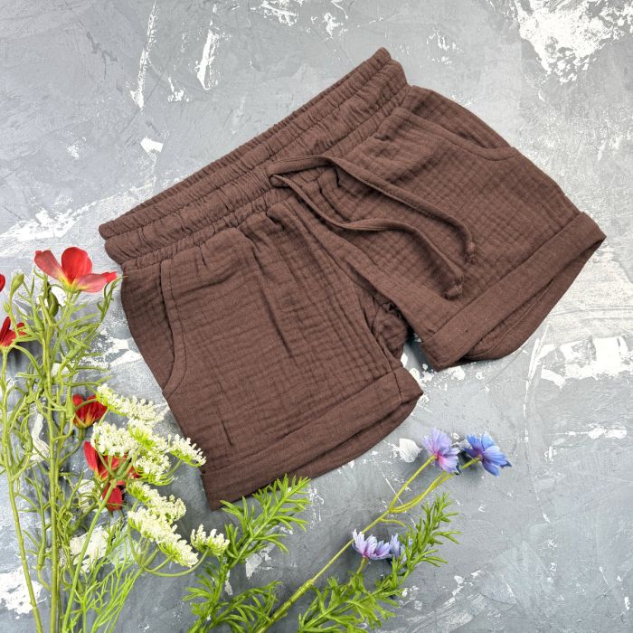Комплект muslin cotton Choko BEWARM дитячий (штани,футболка,панамка,шорти,туніка)