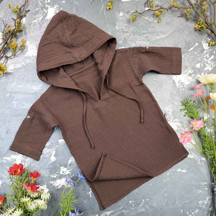 Муслінова Туніка дитяча Muslin Cotton BEWARM Choko