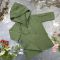 Мусліновий набір туніка + панама дитяча Muslin Cotton BEWARM dark green