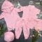 Комплект muslin cotton Pink BEWARM дитячий (штани,футболка,панамка,шорти,туніка)
