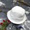 Мусліновий набір туніка + панама дитяча Muslin Cotton BEWARM White