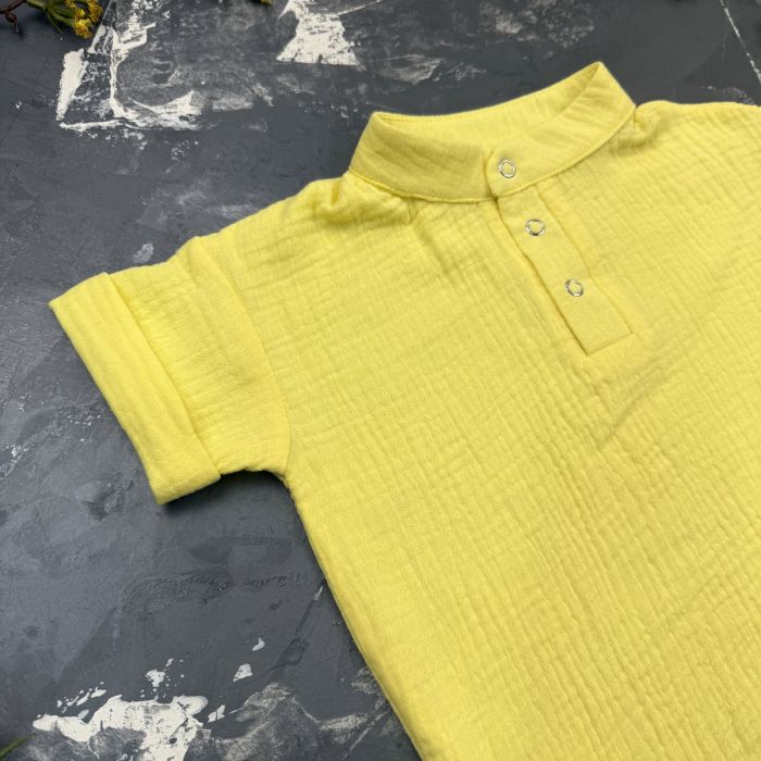 Костюм muslin cotton BEWARM дитячий штани + футболка Sunny-Yellow