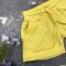 Костюм muslin cotton BEWARM дитячий шорти + футболка + панама Sunny-Yellow