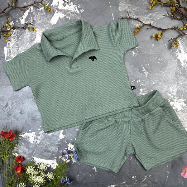 Костюм Polo шорти + футболка Khaki
