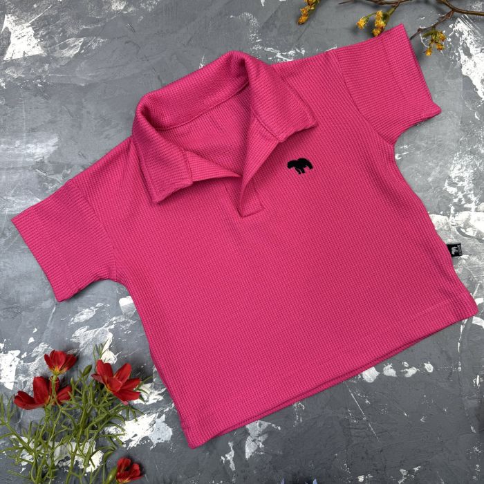 Костюм Polo шорти + футболка + панама Raspberry