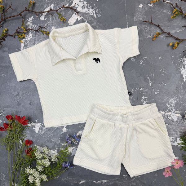 Костюм Polo шорти + футболка Milk