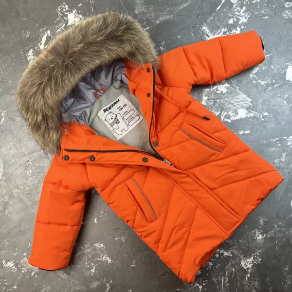 Куртка-пальто BEWARM Bakota Orange дитяча зимова подовжена