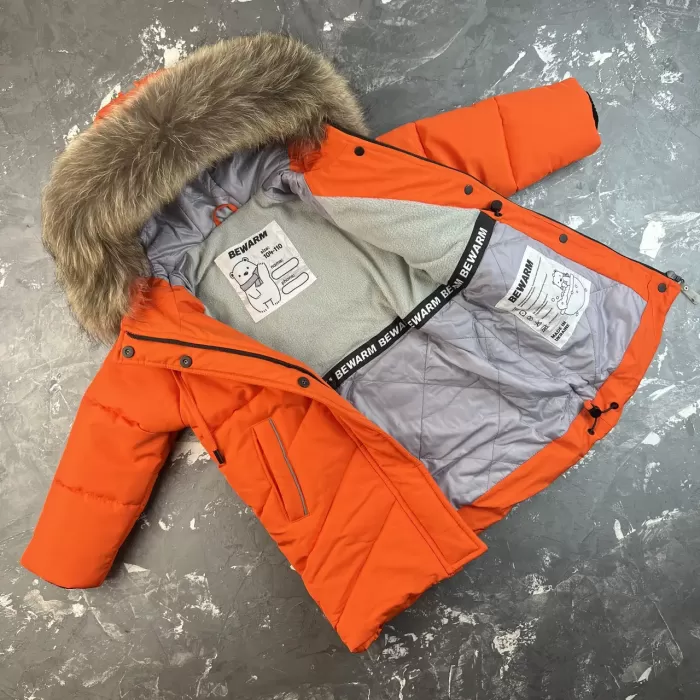 Куртка-пальто BEWARM Bakota Orange дитяча зимова подовжена