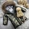 Куртка-пальто BEWARM Bakota Khaki дитяча зимова подовжена