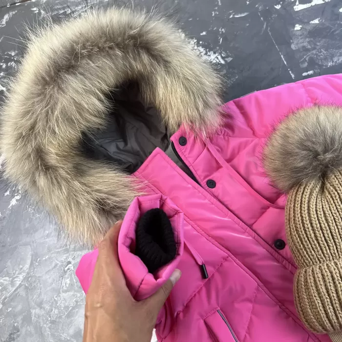 Куртка-пальто BEWARM Bakota Pink дитяча зимова подовжена