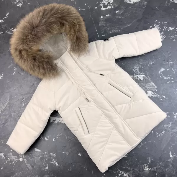 Куртка-пальто BEWARM Bakota White Velvet дитяча зимова подовжена