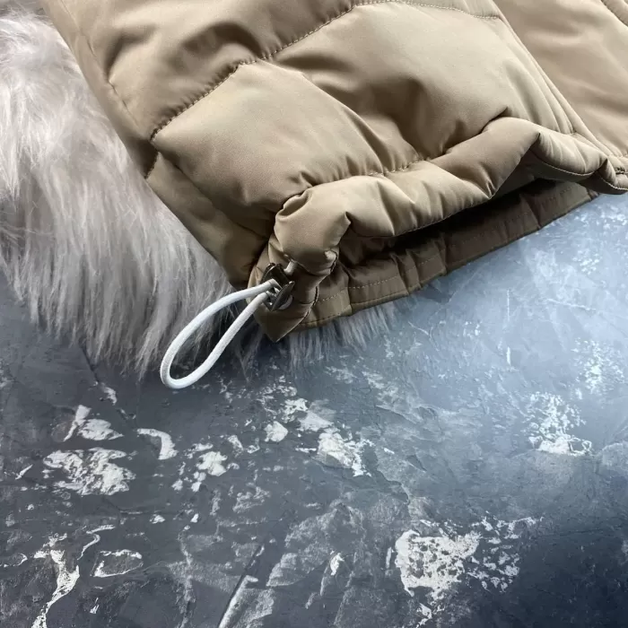 Куртка-пальто BEWARM Baribal Beige дитяча зимова подовжена