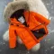 Куртка-пальто BEWARM Baribal Orange дитяча зимова подовжена