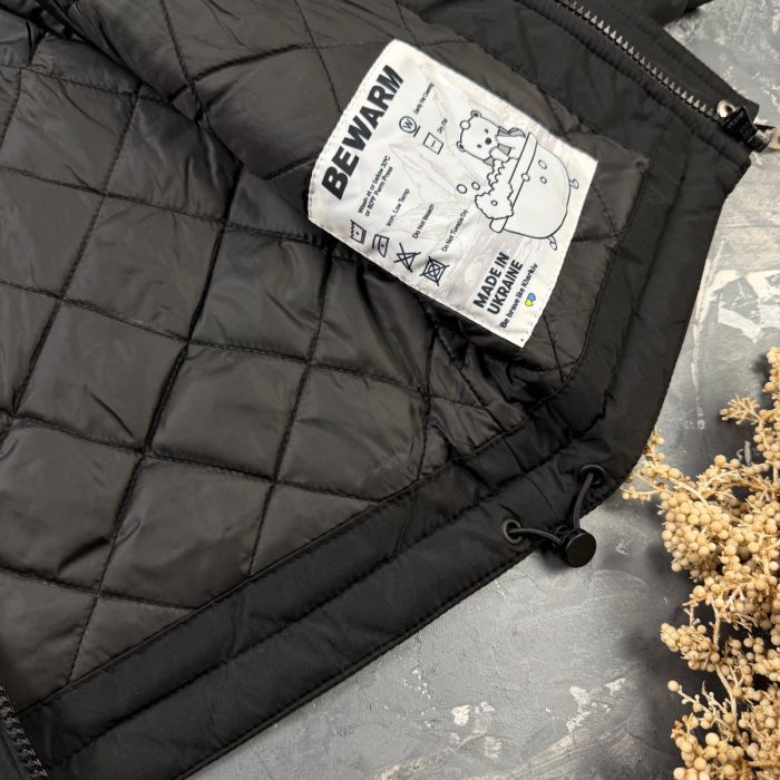 Курточка дитяча демі Teddy BEWARM Black