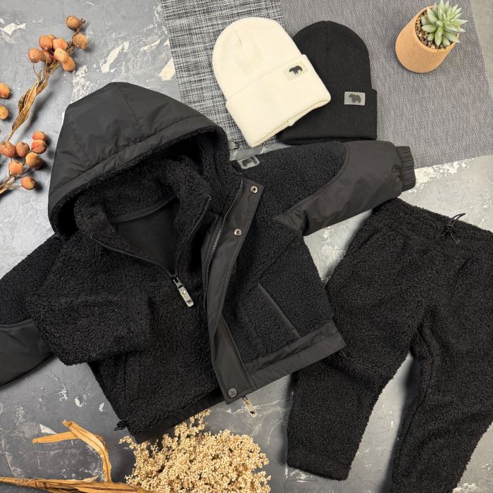 Курточка дитяча демі Teddy BEWARM Black