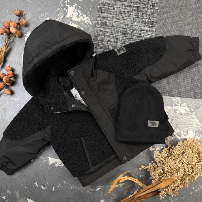 Курточка дитяча демі Teddy BEWARM Black