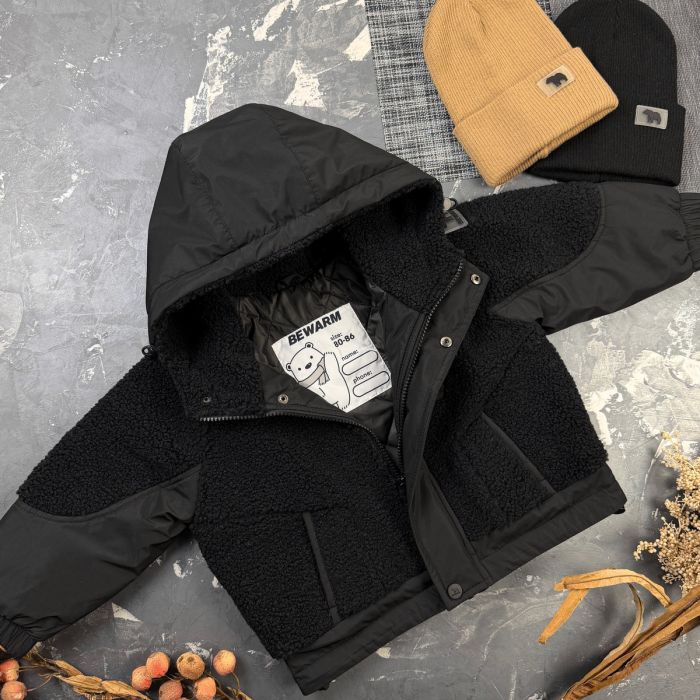 Курточка дитяча демі Teddy BEWARM Black