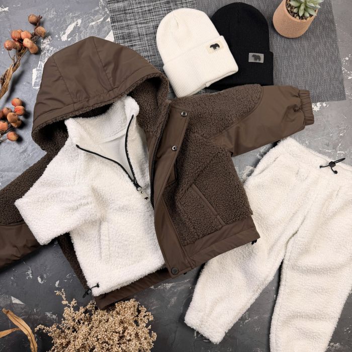 Курточка дитяча демі Teddy BEWARM Choko