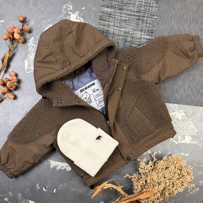 Курточка дитяча демі Teddy BEWARM Choko